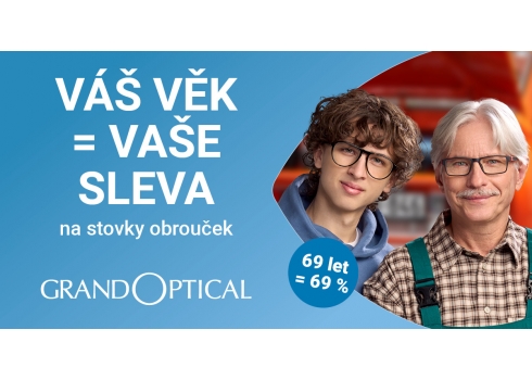 Sleva podle věku v GrandOptical